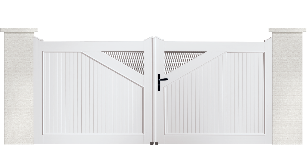 Votre portail PVC Timballe, une fabrication Française et sur mesure