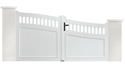 Portail PVC Triangle est fabriqué sur mesure en France