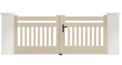 Portail PVC Xylophone, une fabrication française et sur mesure