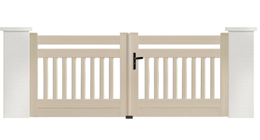 Portail PVC Xylophone, une fabrication française et sur mesure