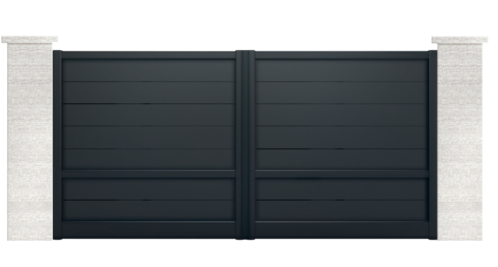 portail aluminium contemporain celsia