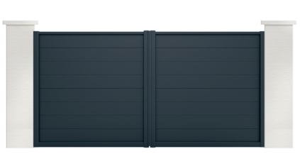 Portail aluminium Galène par Charuel. Fabriqué en France et sur mesure