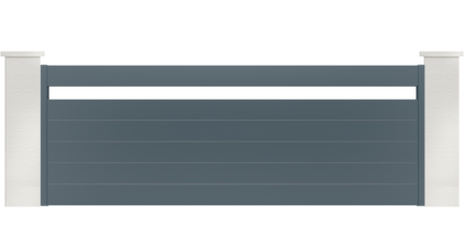 portail aluminium contemporain horizon