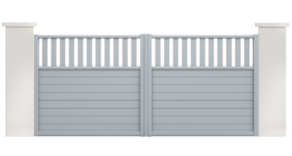 portail aluminium contemporain stibine