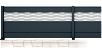 Cloture aluminium passiflore Charuel