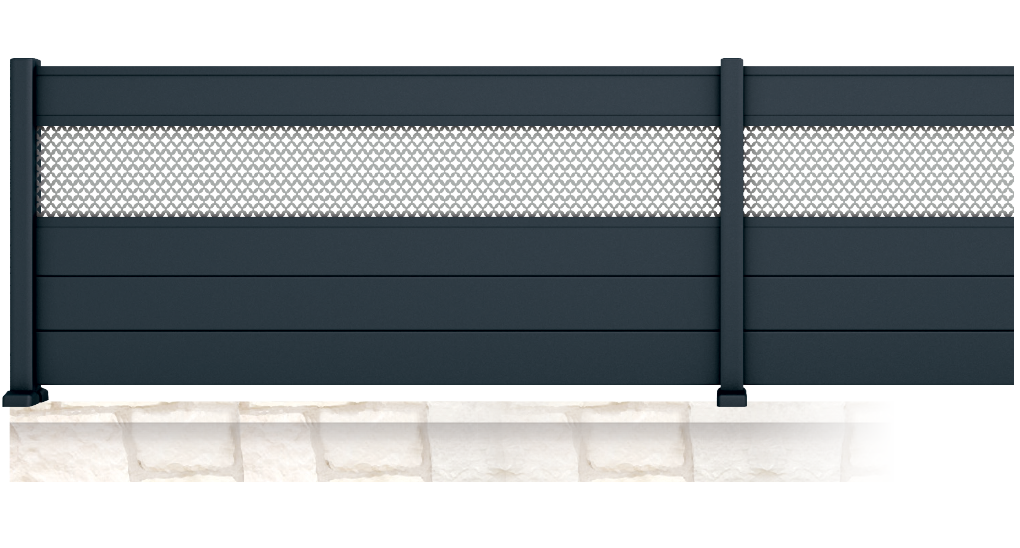 Cloture aluminium passiflore Charuel