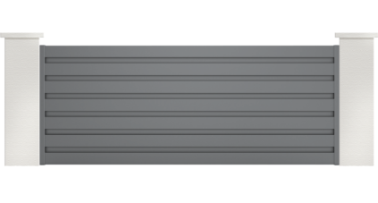 portail aluminium contemporain ligdia
