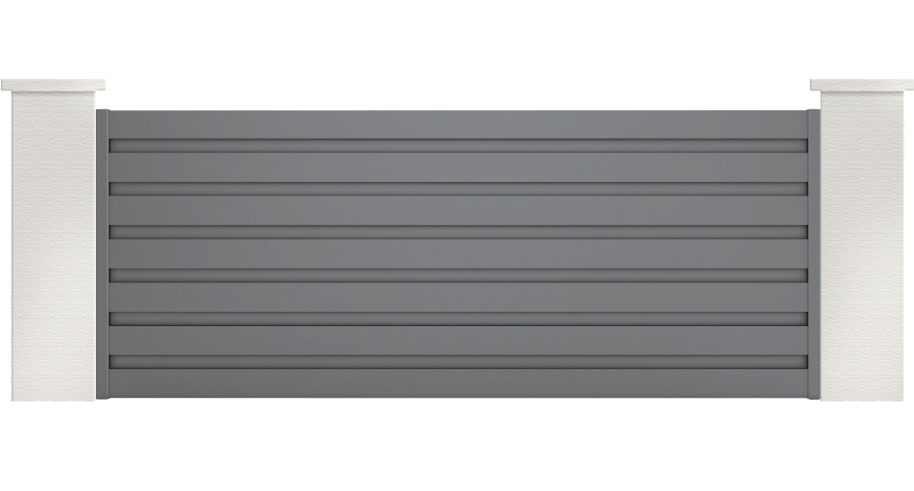 portail aluminium contemporain ligdia