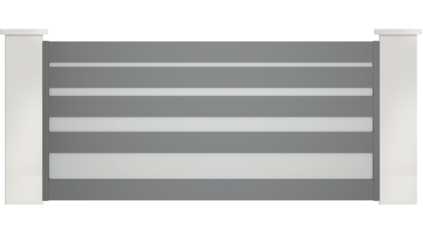 portail aluminium contemporain lysandra