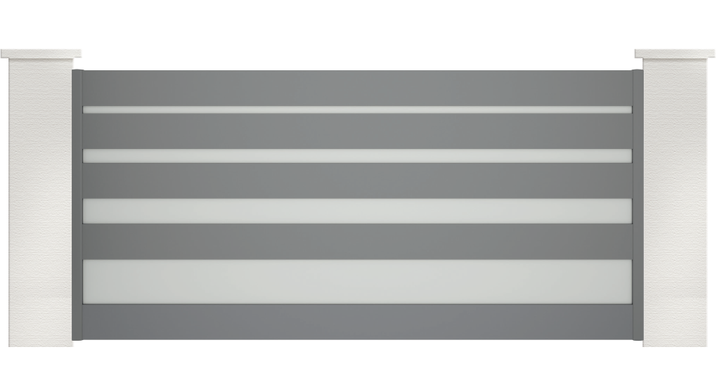 portail aluminium contemporain lysandra