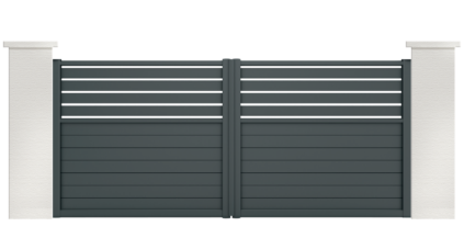 portail aluminium contemporain tyria