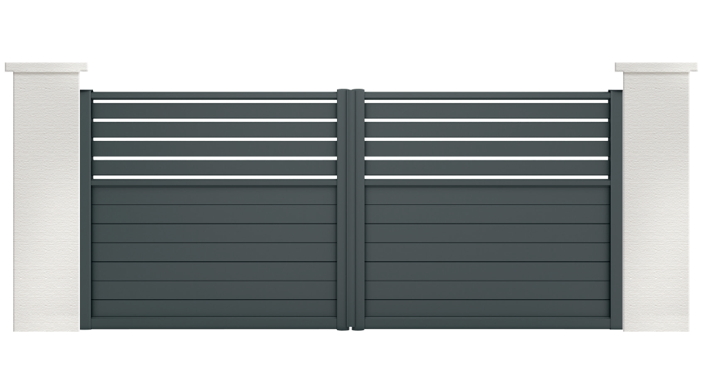 portail aluminium contemporain tyria