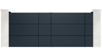 portail aluminium contemporain millaria