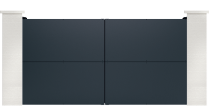 portail aluminium contemporain physalis