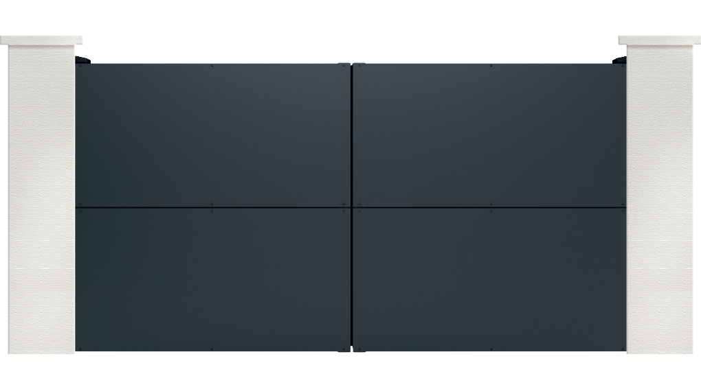 portail aluminium contemporain physalis