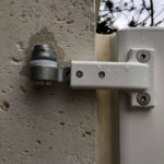 Joint latéraux portail côté mairie Saint-Romain