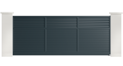 portail aluminium contemporain barsie