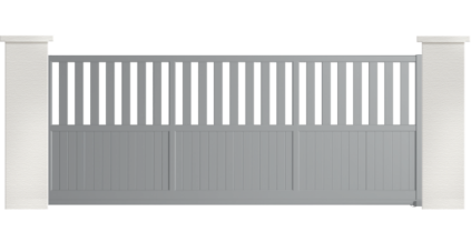 portail aluminium contemporain cytise