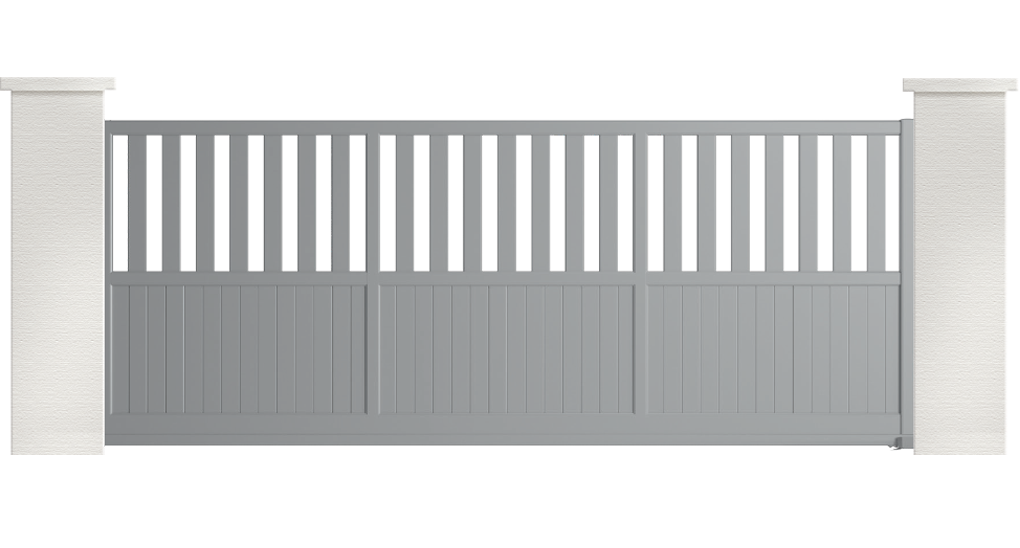 portail aluminium contemporain cytise