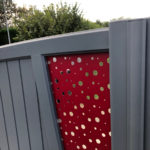 Zoom portail alu battant modèle Swing